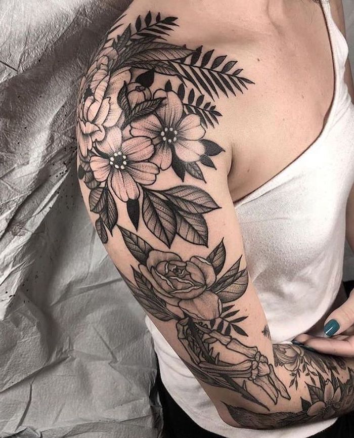 40 Beautiful Tattoo Sleeve Ideas for Women  Moms Got the Stuff