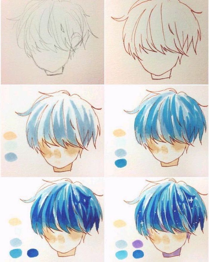 Featured image of post How To Draw Anime Boy Hair Cute I really hope this video helps you guys