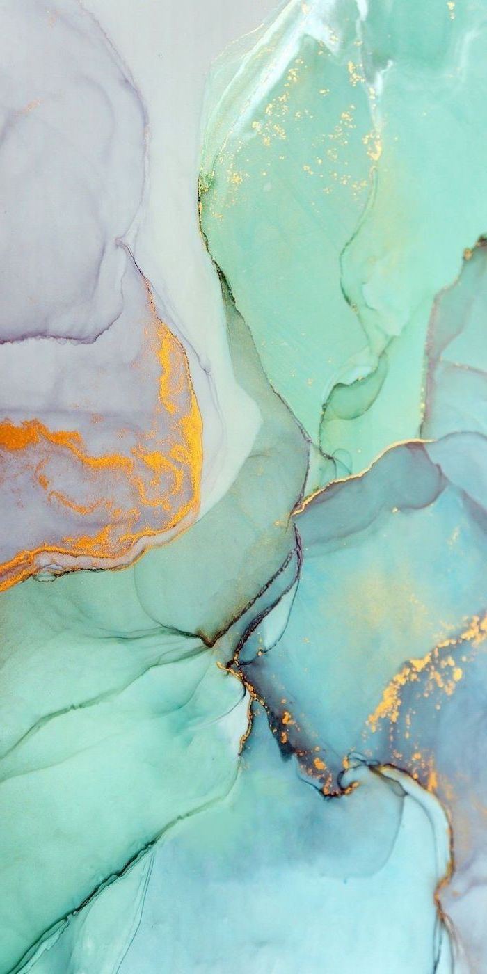watercolor marble, cute computer backgrounds, purple and green, blue and gold