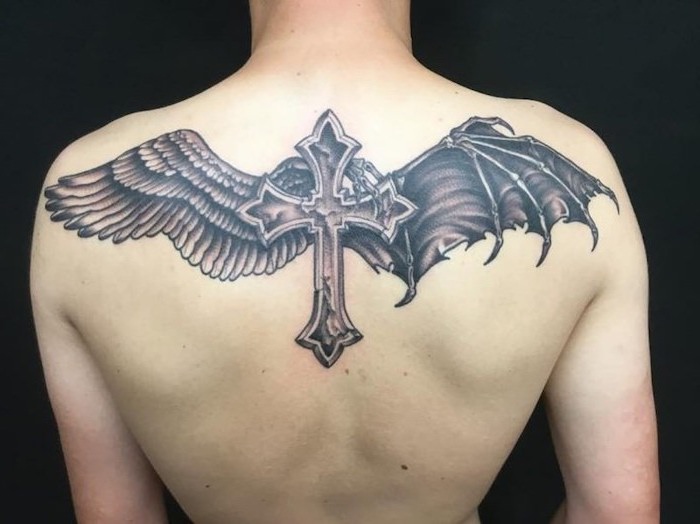 Full Back Angel Tattoo - wide 1