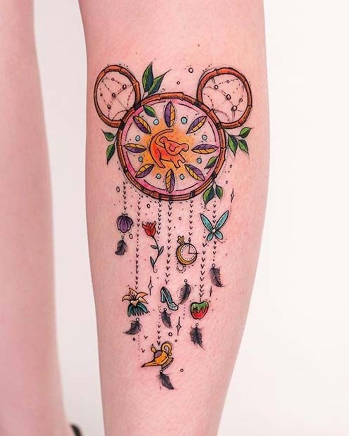 1001 + ideas for a cute and elegant dream catcher tattoo