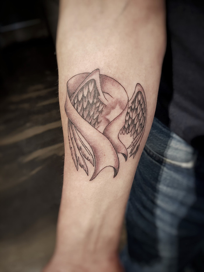 ▷ 1001 + ideas for a beautiful and meaningful angel wings tattoo