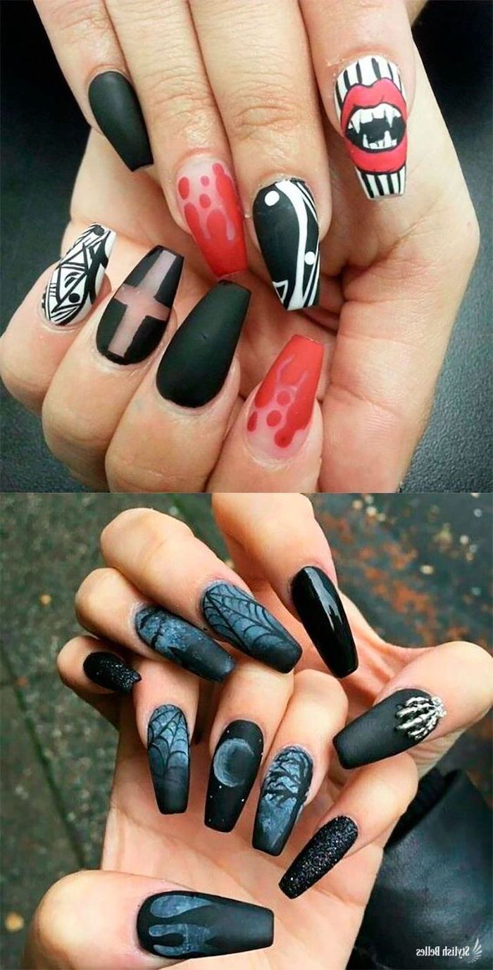 1001 Ideas For Awesome And Spooky Halloween Nails