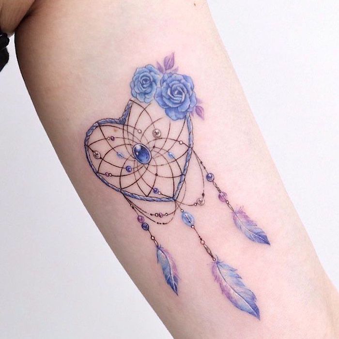 ▷ 1001 + ideas for a cute and elegant dream catcher tattoo