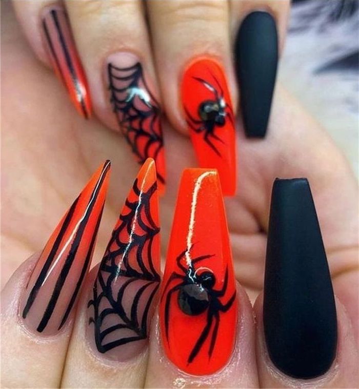 1001 Ideas For Awesome And Spooky Halloween Nails