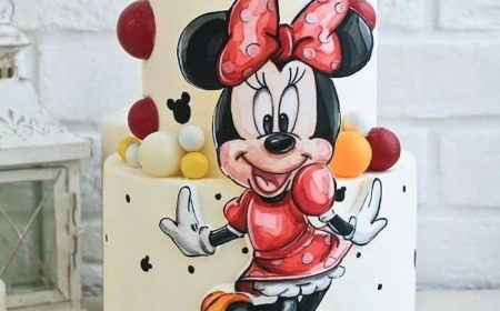 my disney kitchen birthday cake for minnie mouse