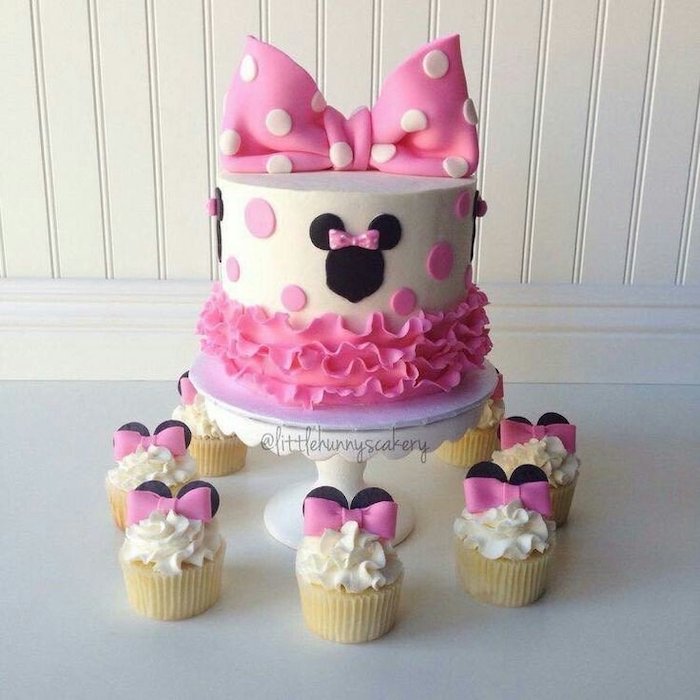 Lista 105+ Foto Pastel De Minnie Mouse Rosa Cuadrado El último