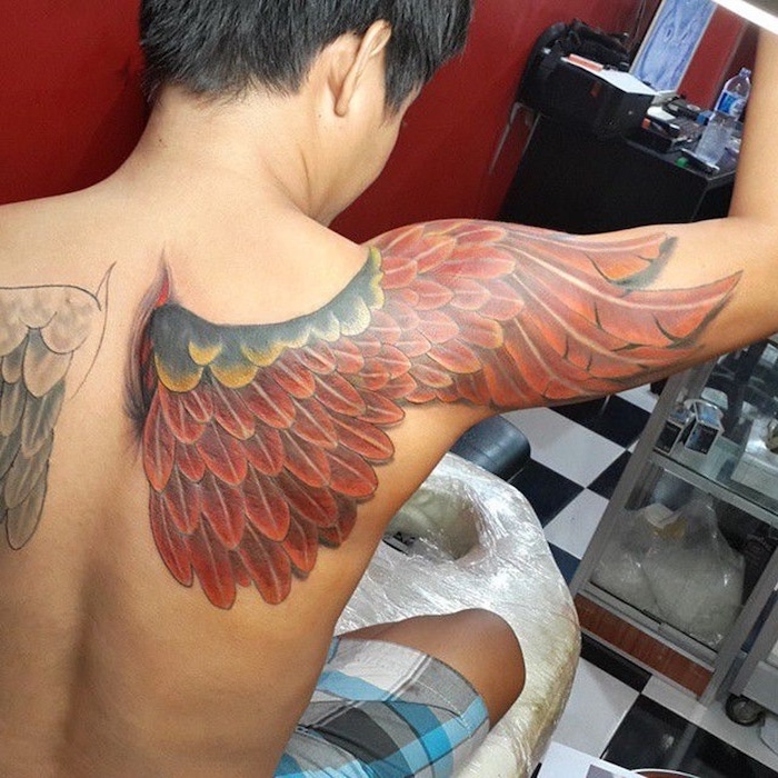 1001 Ideas For A Beautiful And Meaningful Angel Wings Tattoo