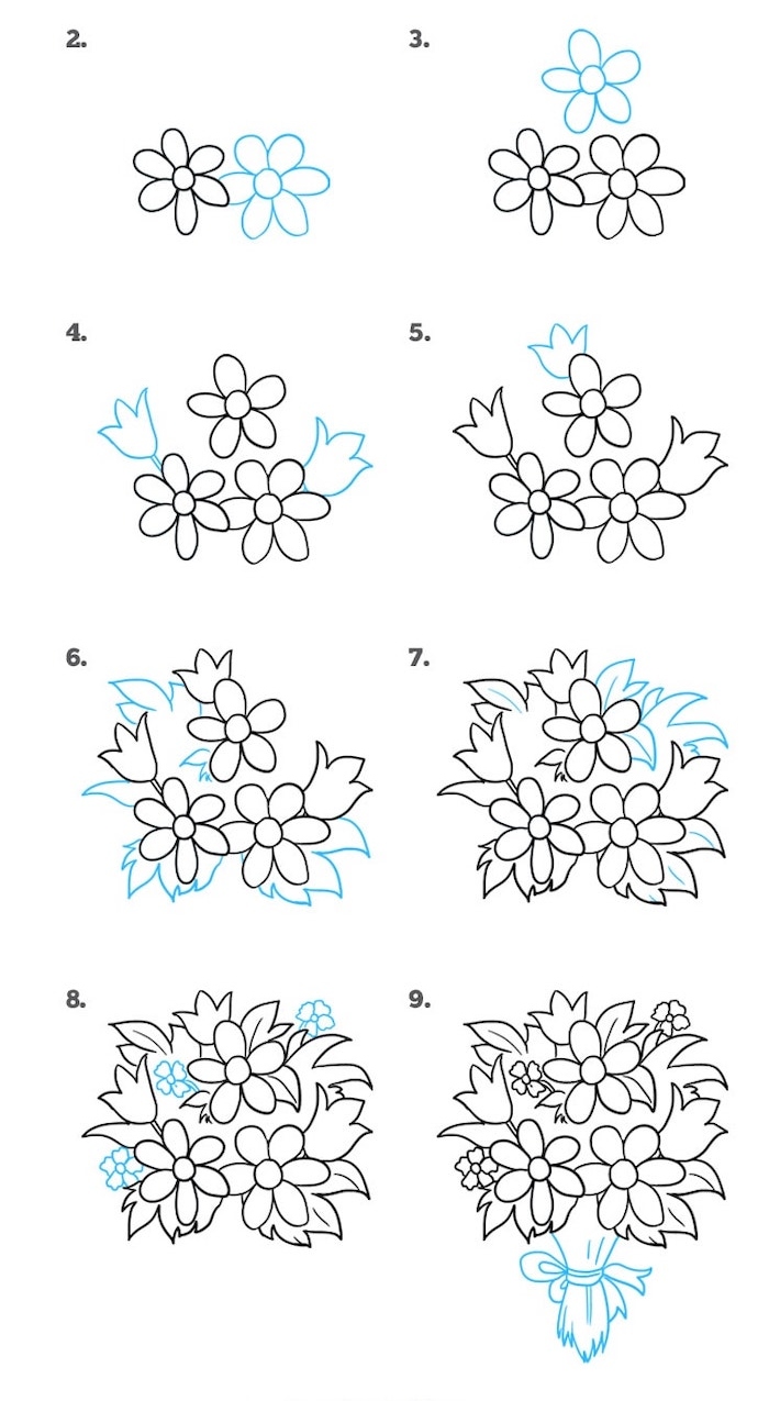 Simple Drawing Ideas Easy Cute Flowers Itsessiii