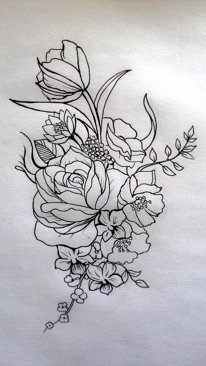 Aggregate more than 71 flower thigh tattoo designs super hot - in ...