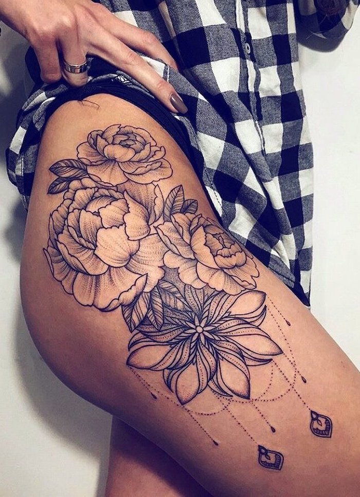 51 Top Thigh Tattoo Designs For Women  2023  Fabbon