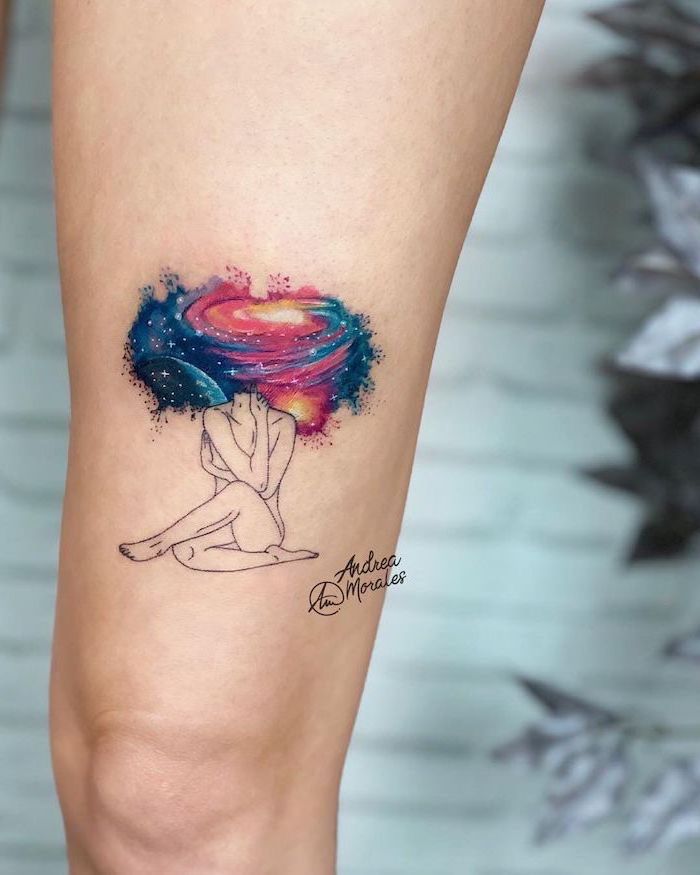 275 Attractive Thigh Tattoos For Women in 2023