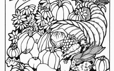 56 Thanksgiving coloring pages to entertain your guests around the table