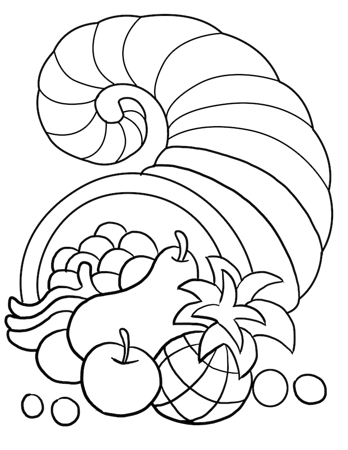 56 Thanksgiving coloring pages to entertain your guests around the table