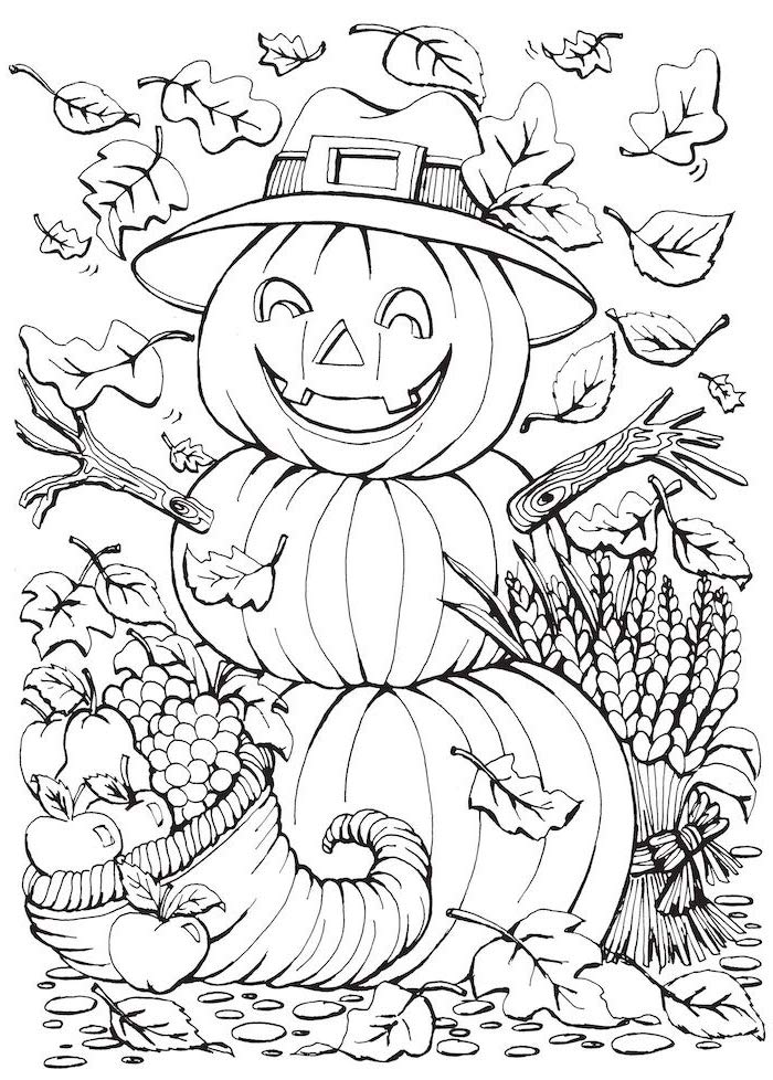 1001+ ideas for Thanksgiving coloring pages to entertain ...