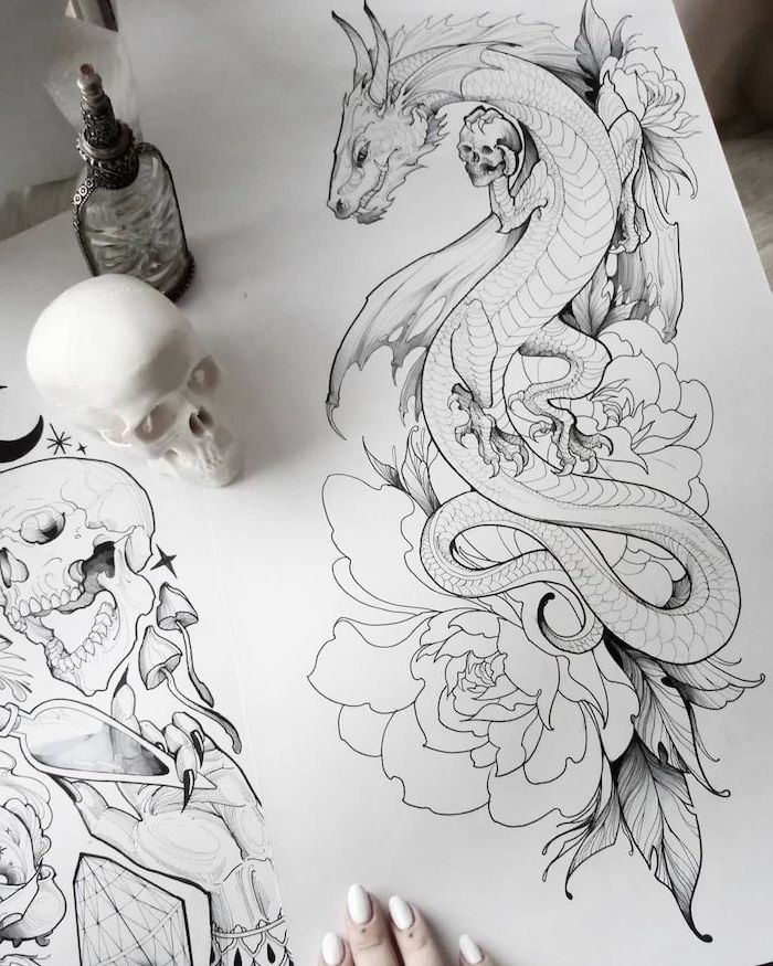 1001+ ideas and examples of the amazingly beautiful dragon tattoo