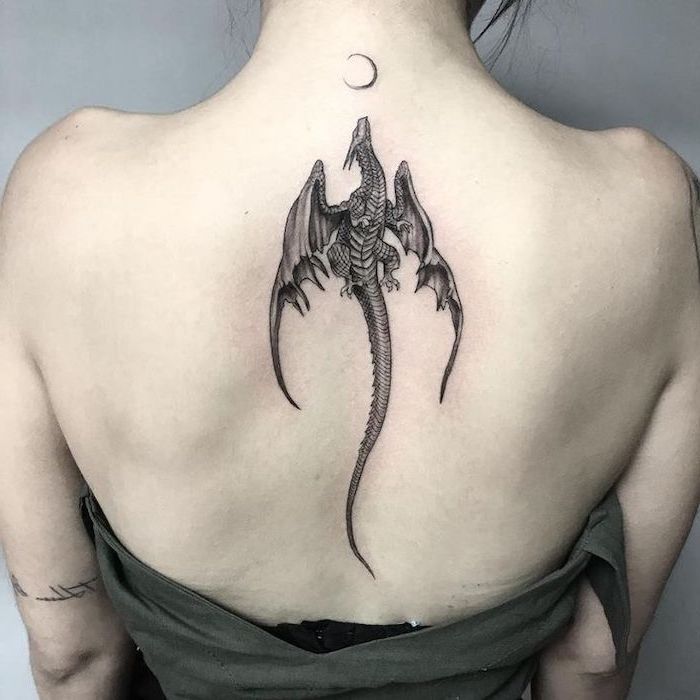 77 Graceful Dragon Tattoos For Back  Tattoo Designs  TattoosBagcom