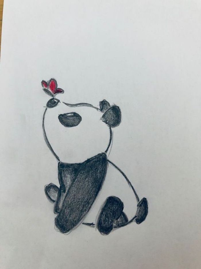 how to draw a cute red panda Panda draw drawing - BOY HOZAT