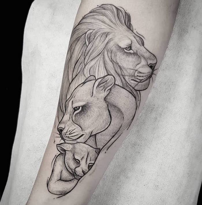 1001+ ideas for a lion tattoo to help awaken your inner strength