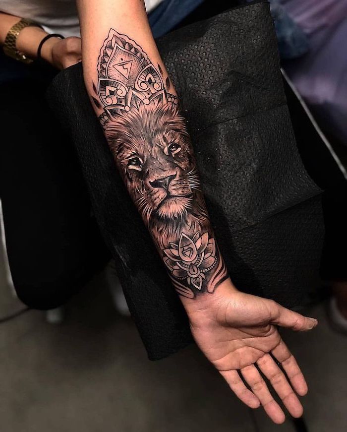 Lion mandala tattoo work on Behance