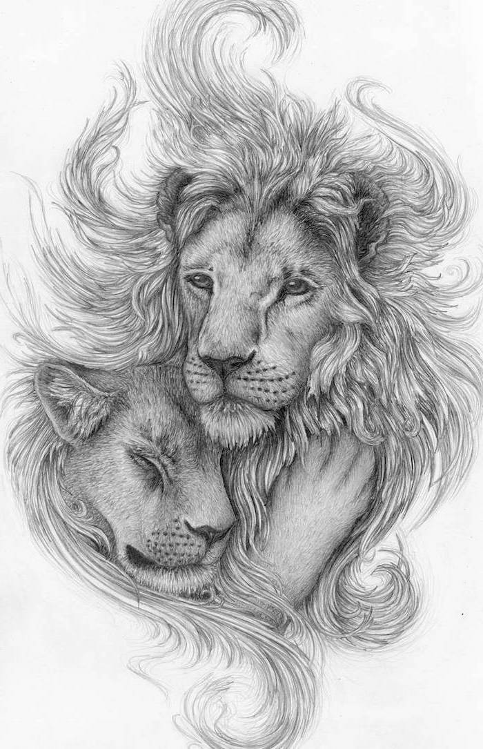 1001+ ideas for a lion tattoo to help awaken your inner strength