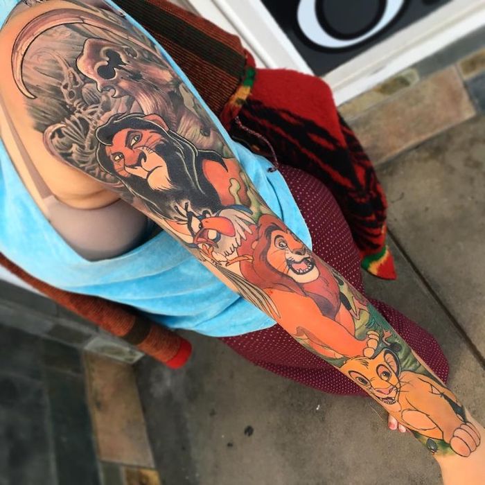 Tattoo of The Lion King Disney Movies