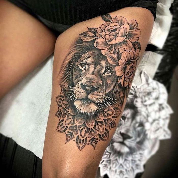 75 examples of a lion tattoo to awaken your inner strength