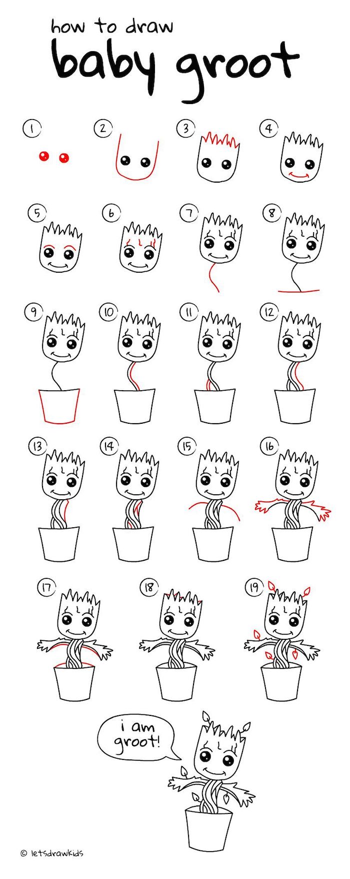 simple drawing step by step