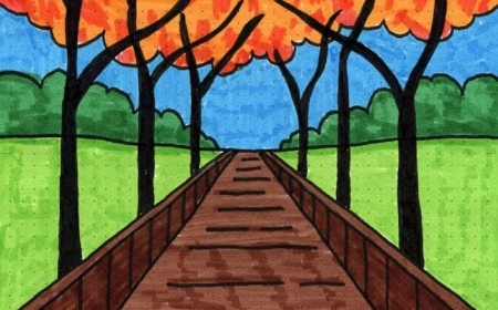 Featured image of post Easy Garden Landscape Drawing For Kids : I used titi oil pastel in this drawing.