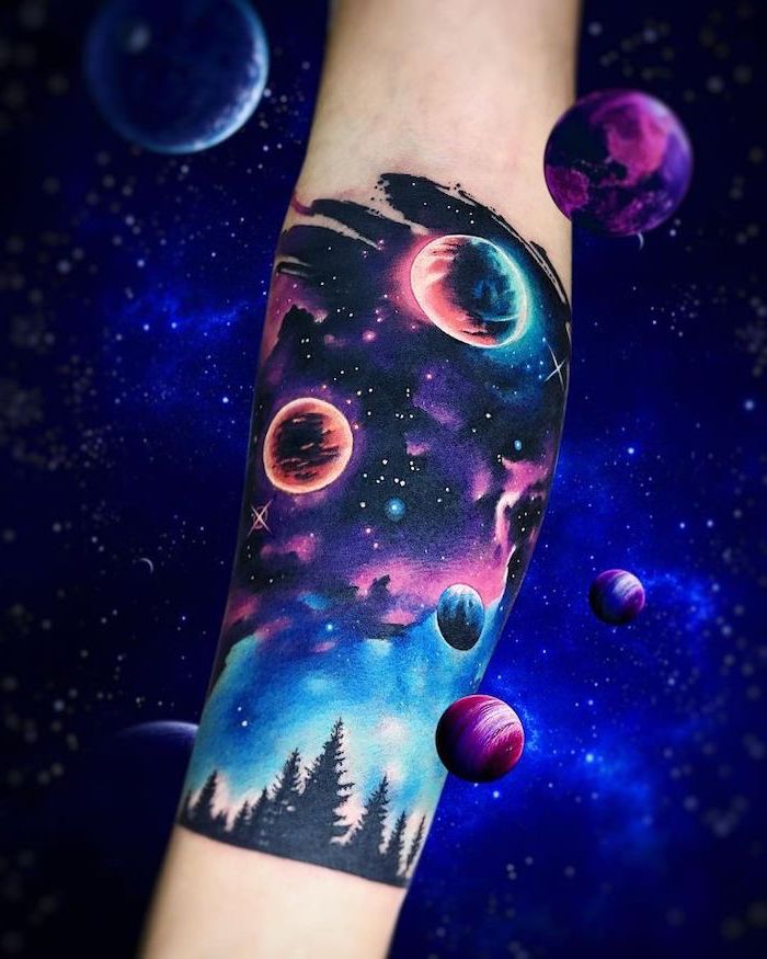 Share more than 54 space tattoo ideas super hot - in.cdgdbentre