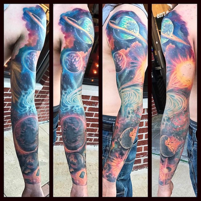 60 ideas for a galaxy tattoo you will definitely love