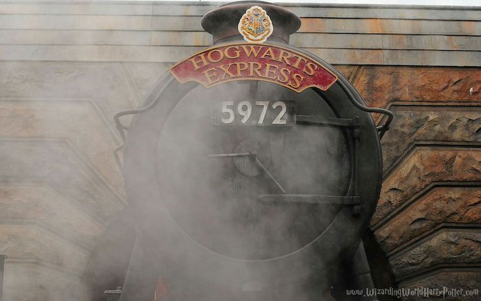front view of the hogwarts express, harry potter phone wallpaper, steam locomotive