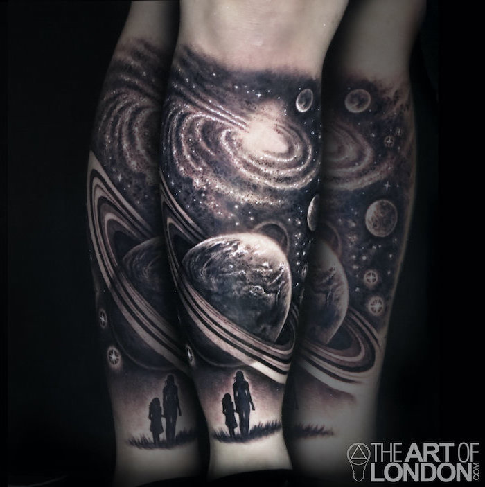 60 ideas for a gorgeous galaxy tattoo you will definitely love