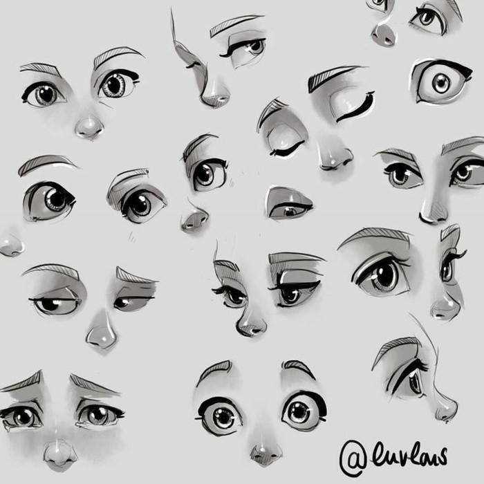 Stylizing Eyes & Forming Expressive, Unique Eye Shapes by yitsuin