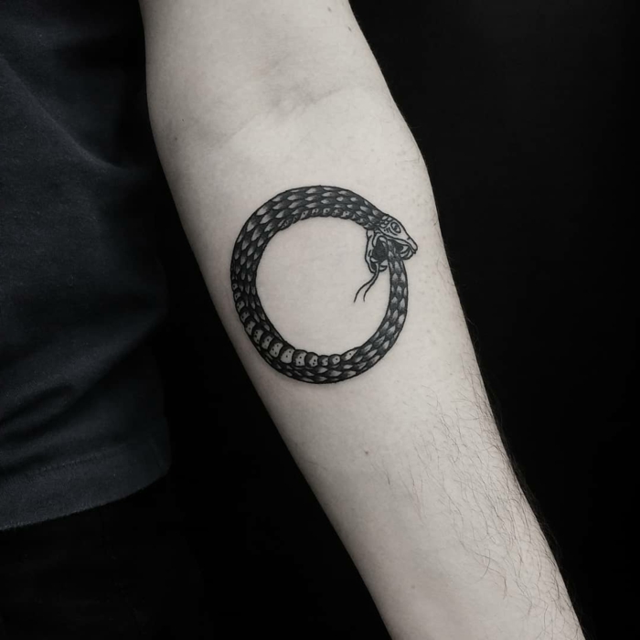 1001 Ideas For A Beautiful Ouroboros Tattoo And The Meaning Behind It