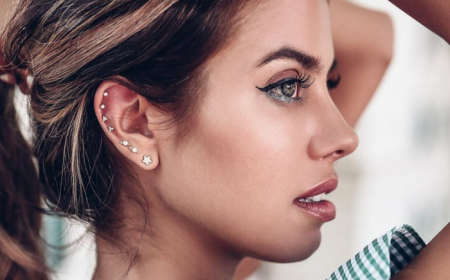 1001 Ideas For A Trendy Double Cartilage Piercing