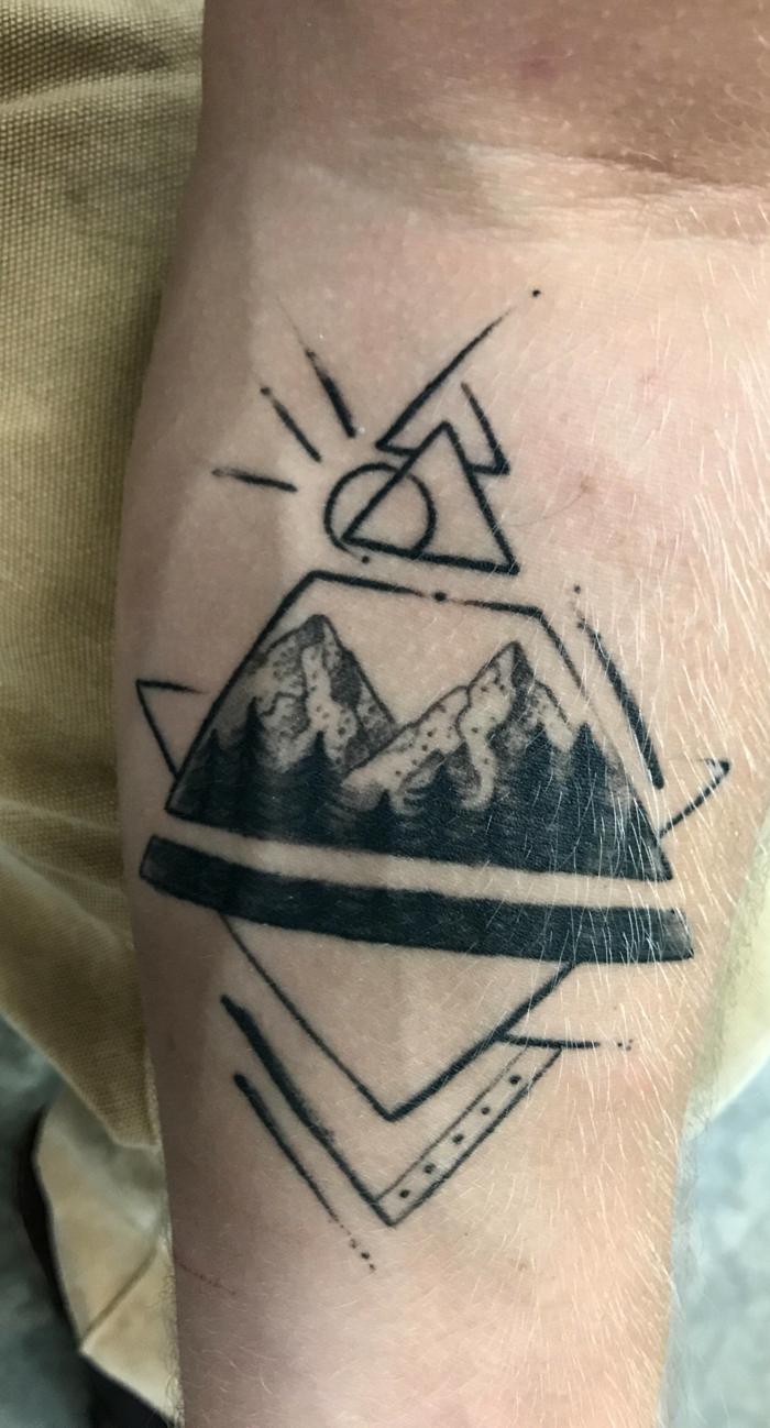 38 Brave and Committed Hiking and Camping Tattoos  Cool of the Wild