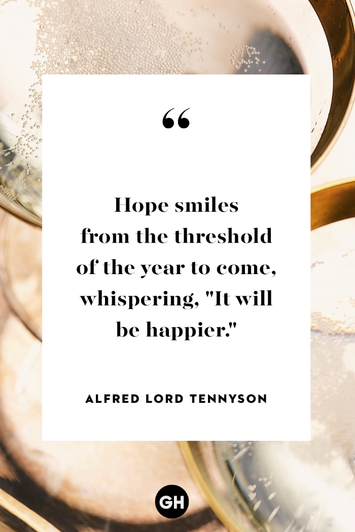 hope quotes, alfred lord tennyson quote, written with black letters, white background