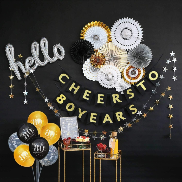 Get The Celebration Started With These 80th Birthday Party Ideas