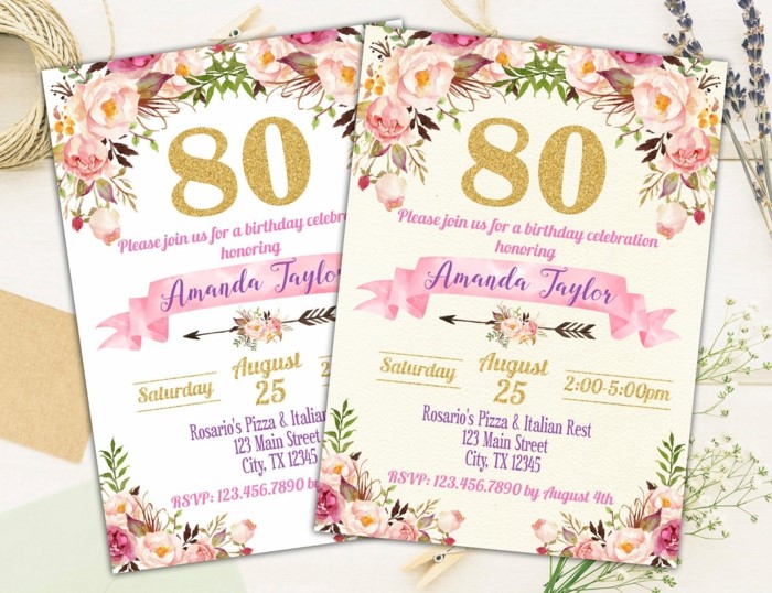 80th birthday celebration ideas for mom