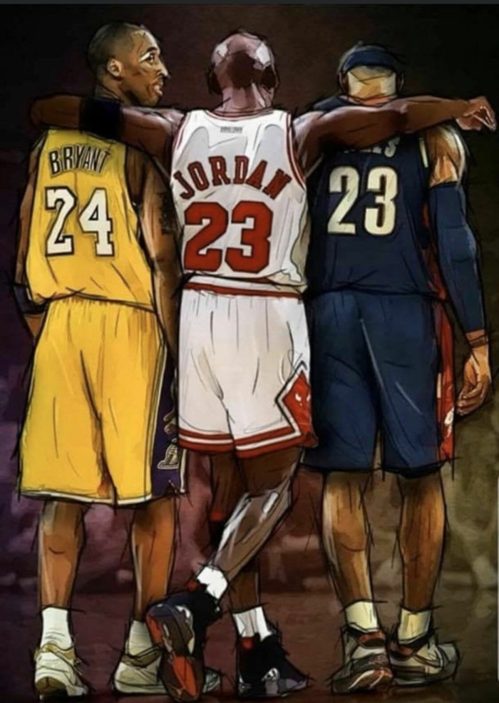 kobe bryant, michael jordan, lebron james, cool basketball wallpapers, los angeles lakers, chicago bulls, miami heat