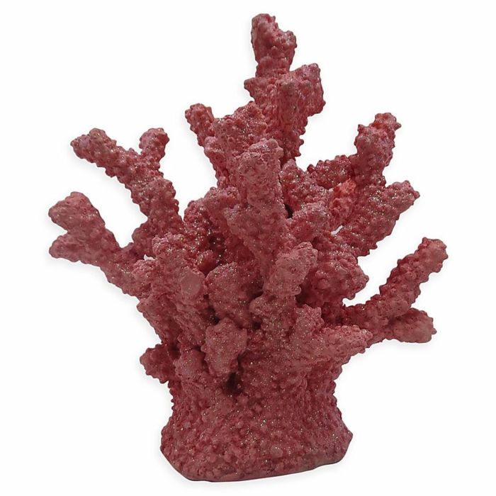 sculpture of a coral, anniversary gift for husband, from a coral reef, white background