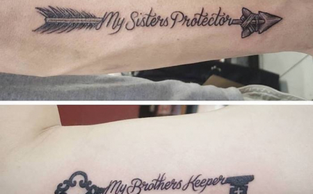 Celebrate The Sibling Bond With These Matching Brother and Sister Tattoos