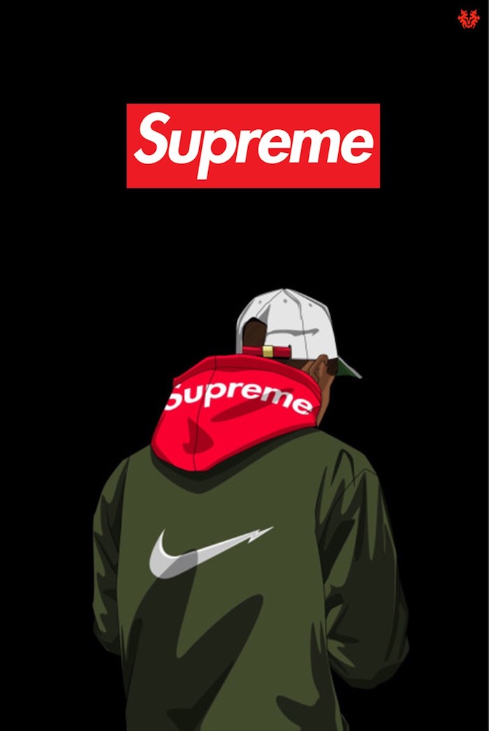 nike supreme logo