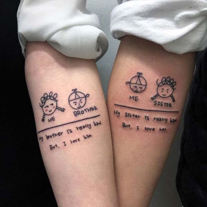 28 Meaningful Sibling Tattoos to Celebrate Your Bond  The Trend Spotter