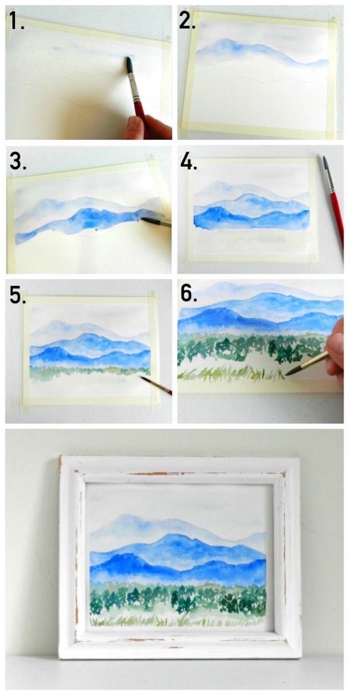 1001+ ideas for Easy Watercolor Paintings to Fill Your Time With