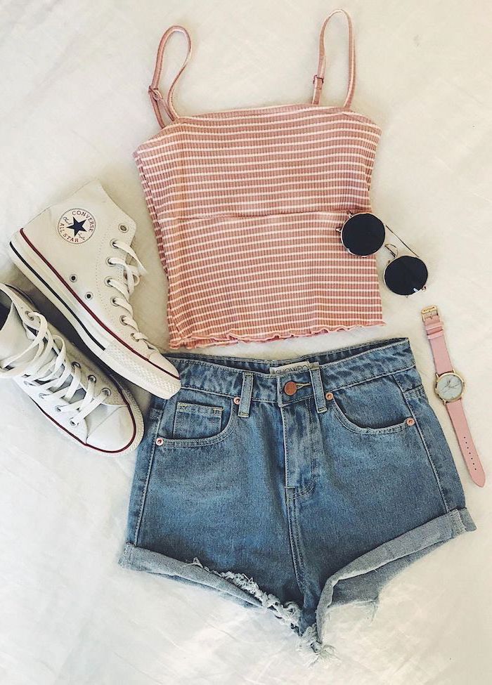 white converse summer outfits