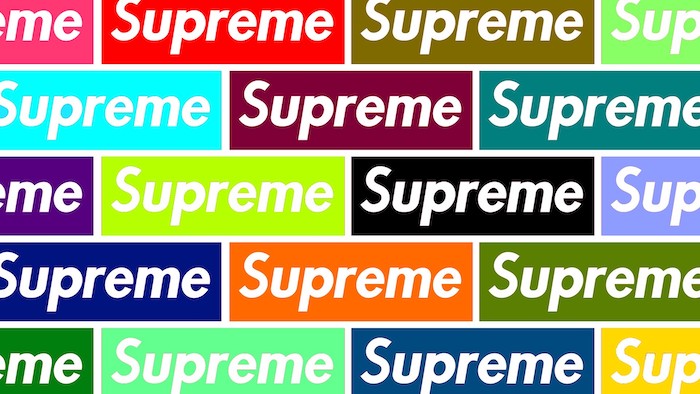 supreme logo written in white on backgrounds in different color cool supreme wallpapers red black neon blue orange green