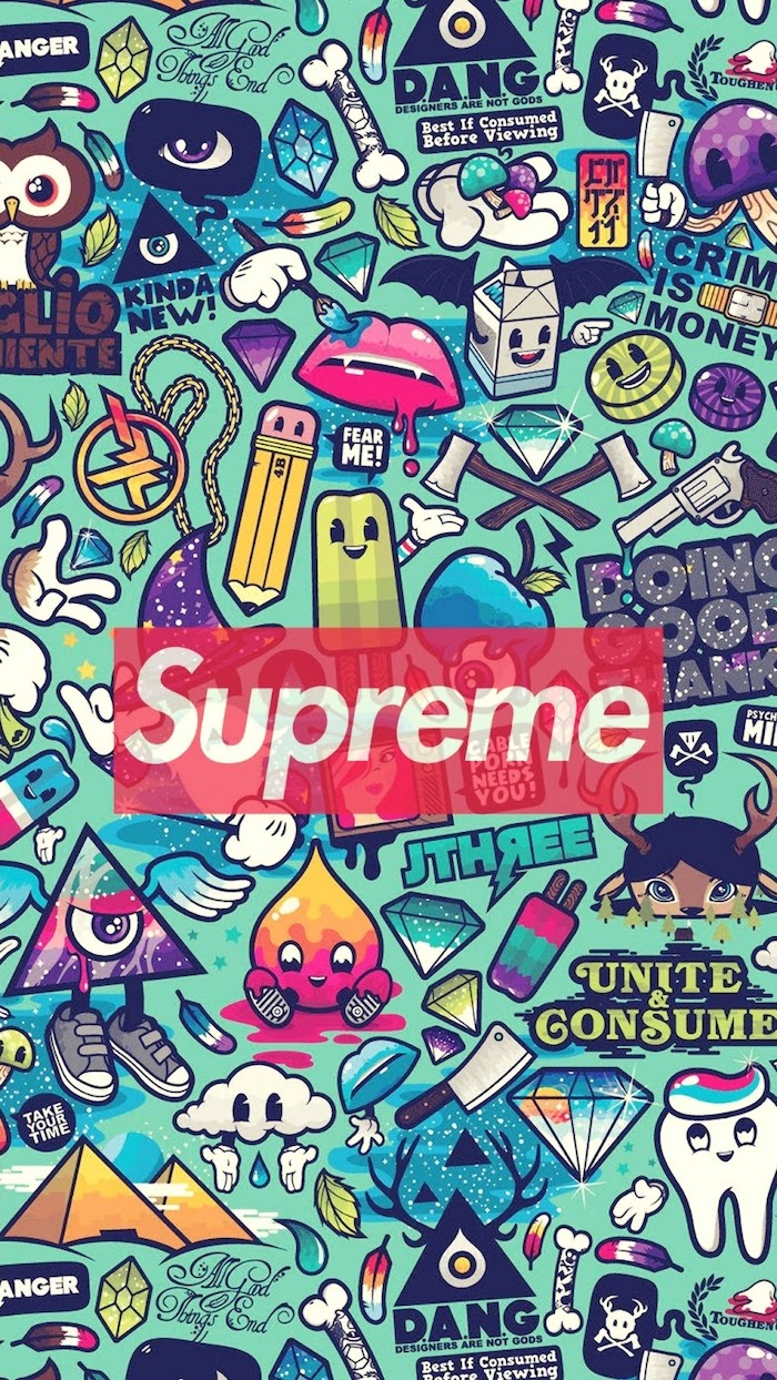 supreme different logos