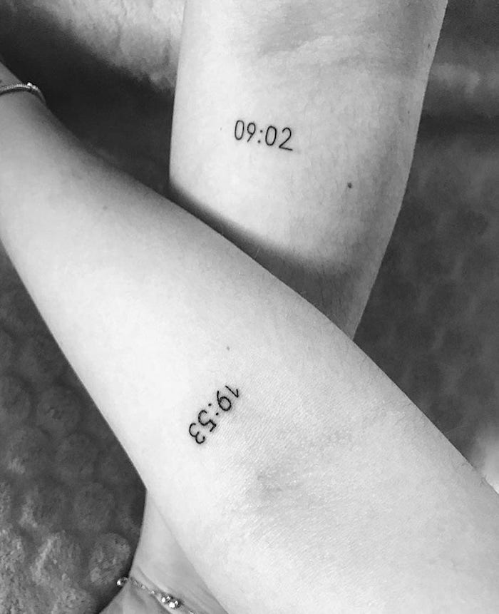 1001 Ideas For Matching Brother And Sister Tattoos